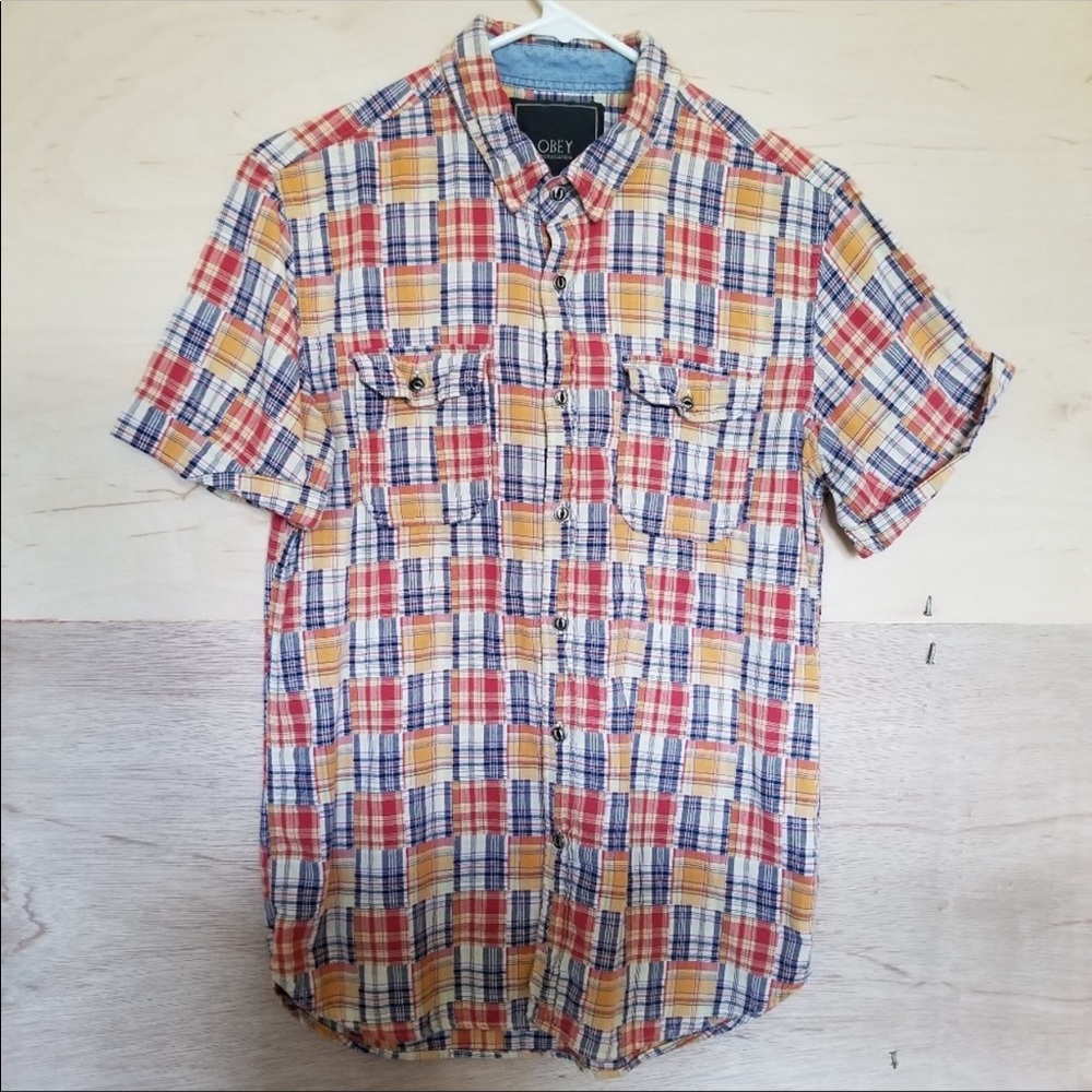 Obey Propaganda Button Down Blouse - image 1